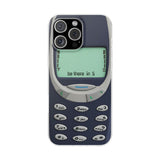 Nostalgic Cell Phone Print Case Be There in 5