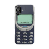 Nostalgic Cell Phone Print Case Be There in 5
