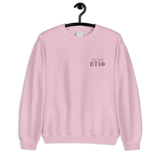 Rush BTI5 with Crest Crewneck Unisex Sweatshirt with Back Crest by Be There in Five