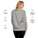 Be There in Five Text Bubble Unisex Premium Sweatshirt (Part of Matching Set- Sold Separately!) *