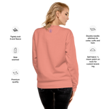 Be There in Five Text Bubble Unisex Premium Sweatshirt (Part of Matching Set- Sold Separately!) *