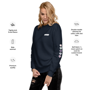 Be There in Five Text Bubble Unisex Premium Sweatshirt (Part of Matching Set- Sold Separately!) *