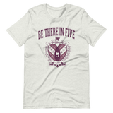Be There in Five Collegiate Crest Short-Sleeve Unisex T-Shirt by Be There in Five