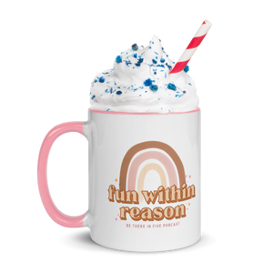 Fun Within Reason Mug with Pink Color Inside