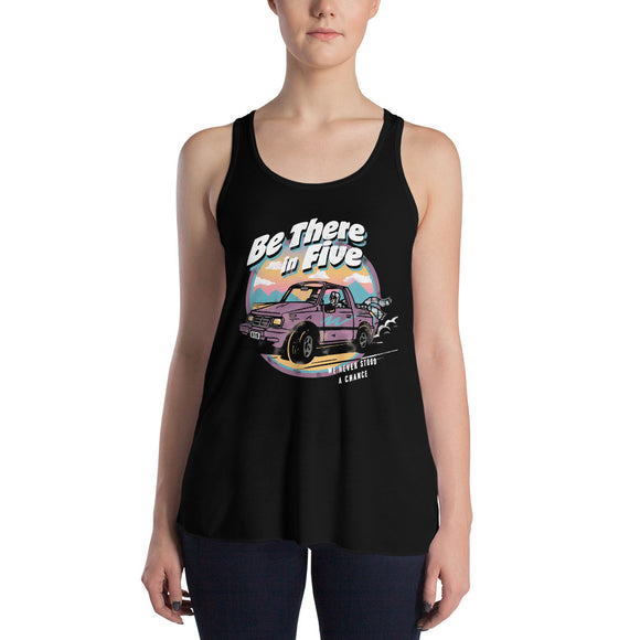 We Never Stood a Chance Geo Tracker Women's Flowy Racerback Tank by Be There in Five