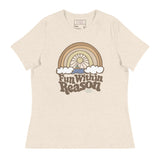 Fun Within Reason Vintage Soft Women's Relaxed T-Shirt by Be There in Five